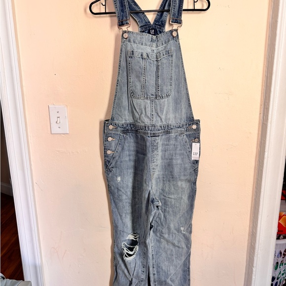 GAP Light Blue Denim Overalls - Picture 2 of 5